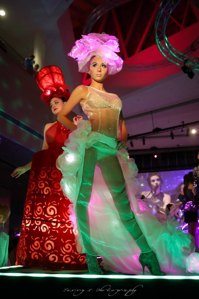 MakeFashion Gala Wearable Technology Haute Couture Dresses 1 by Kiki Beletskaia and Zyris.