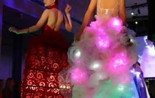 MakeFashion Gala Wearable Technology Haute Couture Dresses 2 by Kiki Beletskaia and Zyris.